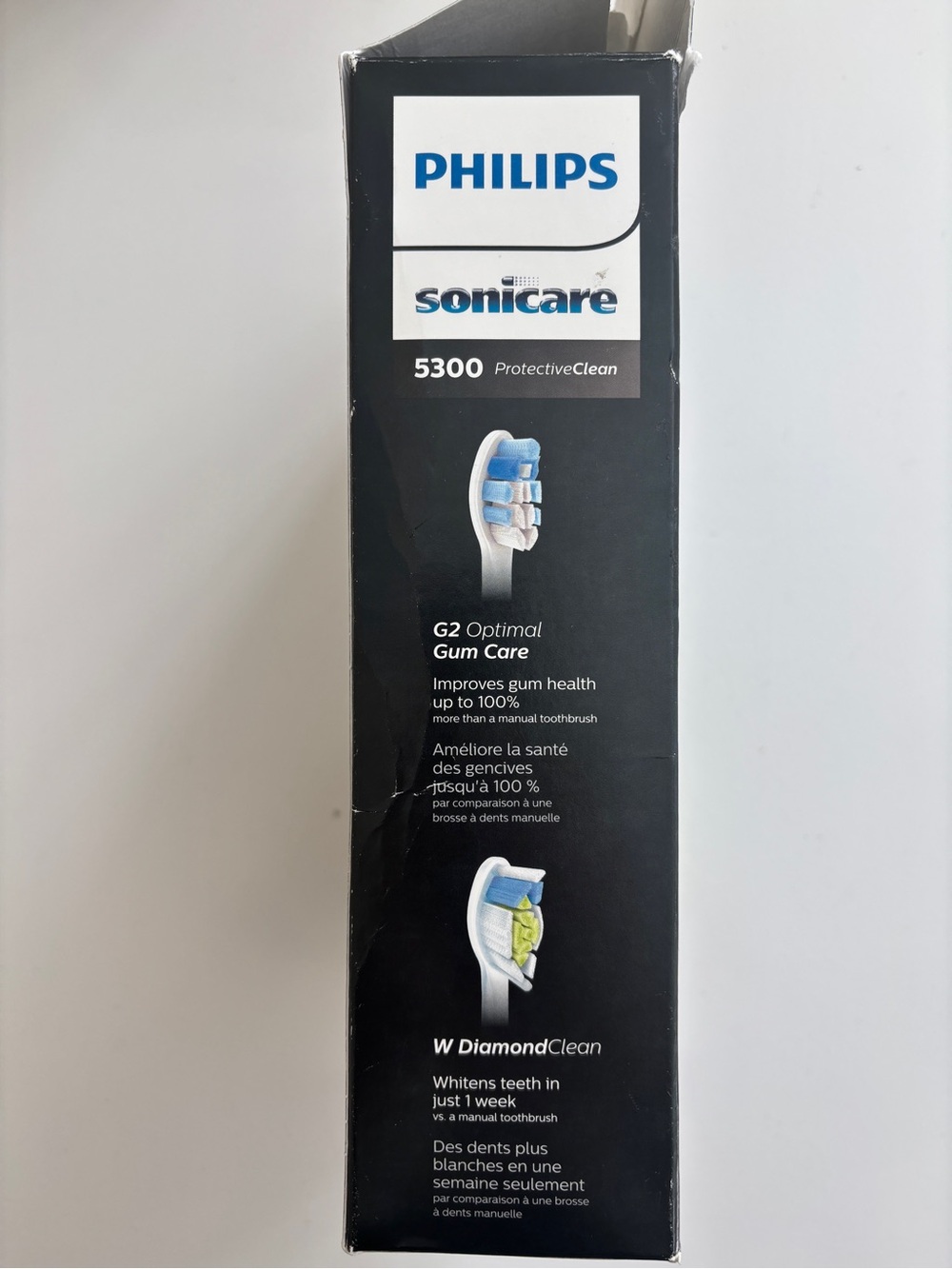 Philips Sonicare 5300 Rechargeable Sonic Toothbrush HX6423/34 Blk - Open Box New - Picture 4 of 13